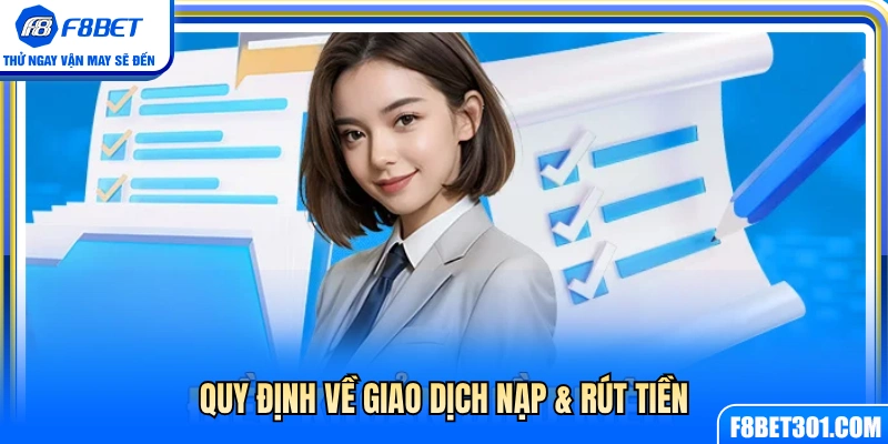 Quy định nạp và rút tiền tại hệ thống 