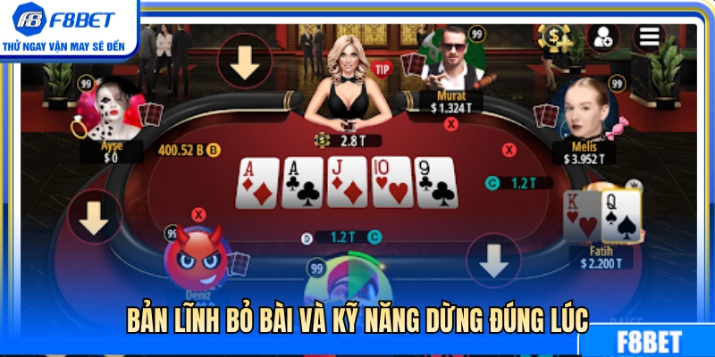 Nghệ thuật fold bài cùng kỹ năng dừng lại kịp thời 