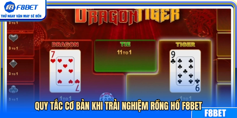 Rồng Hổ F8BET – Ván Nhanh, Luật Gọn, Dễ Theo Dõi 3 Luật chơi rồng hổ F8BET căn bản dành cho tân thủ